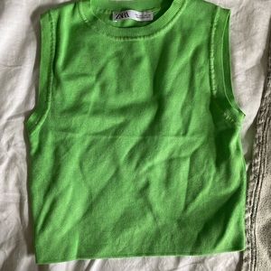 Zara sleeveless crop top